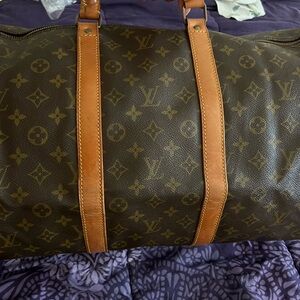 LV Keepall 55 💙🍫👀